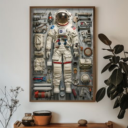 Wallity Cuadro Decorativo Enmarcado HUM084 Multicolor